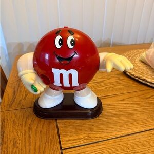 vintage M&M'S Red and White Character candy dispsenser